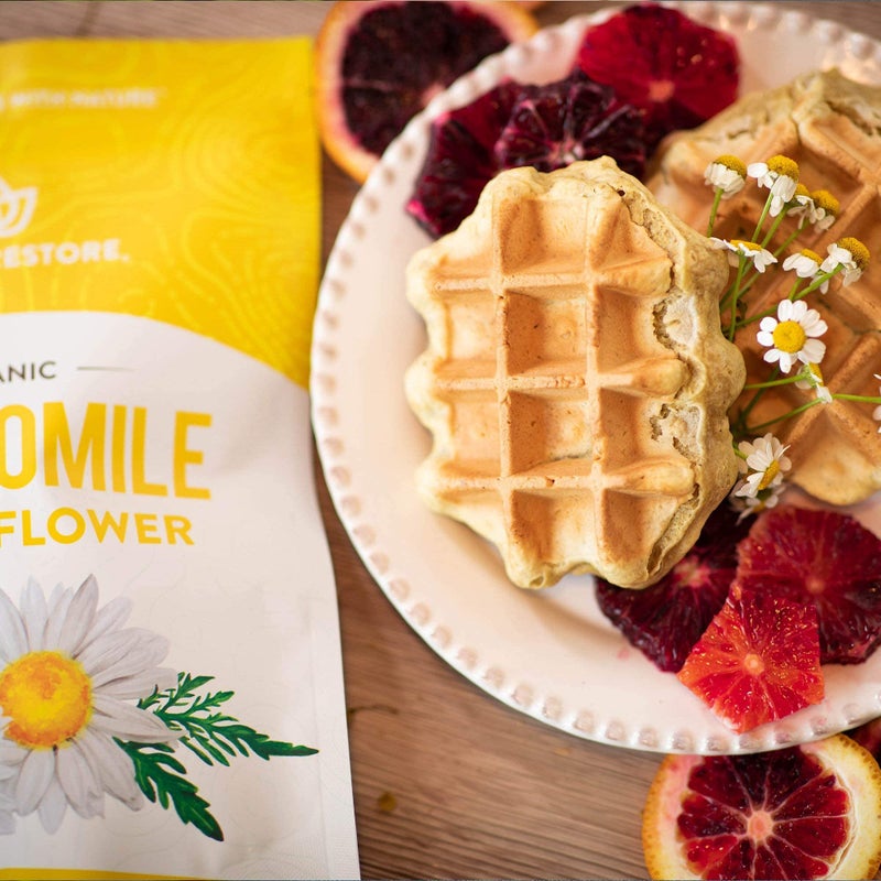 Nature Restore Organic Chamomile Whole Flower, Loose Leaf, Tea Leaves, 4oz (Packaging may vary) - Image 4